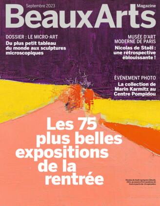 Couverture du magazine "Beaux Arts Magazine" n°471