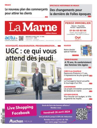 Couverture du magazine "La Marne : Meaux" n°20240424
