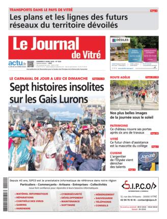 Couverture du magazine "Le Journal de Vitré" n°20250411