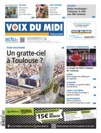 Couverture du magazine "Voix du Midi" n°20231123