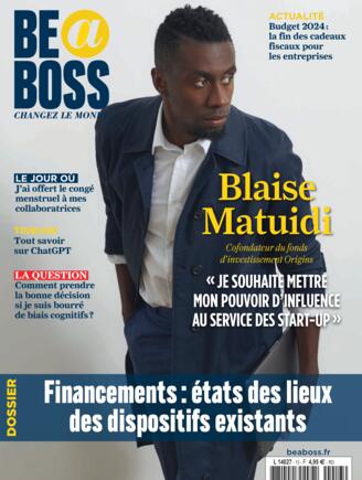 Couverture du magazine "Be a Boss" n°13