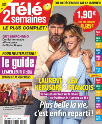 Couverture du magazine "Télé 2 Semaines" n°522