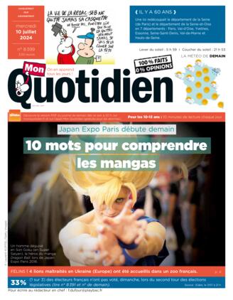 Couverture du magazine "Mon Quotidien" n°8399