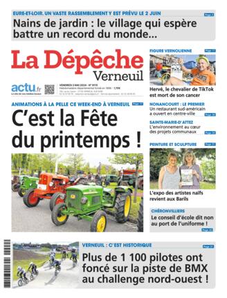 Couverture du magazine "La Dépêche : Verneuil" n°20240503
