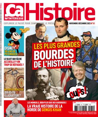 Couverture du magazine "Ca M'Intéresse Histoire" n°81