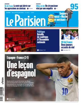 Couverture du magazine "LE PARISIEN 95" n°20240710