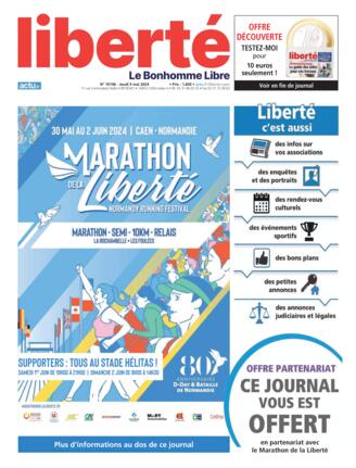 Couverture du magazine "Liberté - Le Bonhomme Libre" n°20240509
