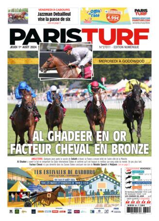 Couverture du magazine "PARISTURF" n°20240801