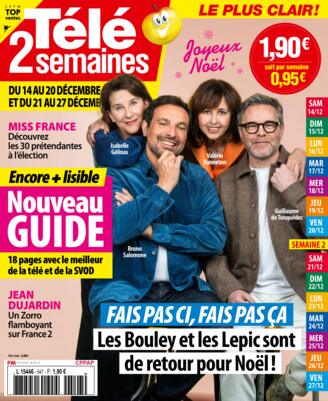 Couverture du magazine "Télé 2 Semaines" n°547