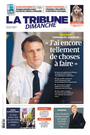 Couverture du magazine "La Tribune Dimanche" n°31