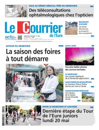 Couverture du magazine "Le Courrier de L'Eure" n°20240515