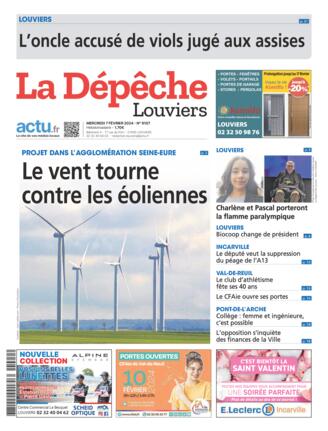 Couverture du magazine "La Dépêche : Louviers" n°20240207