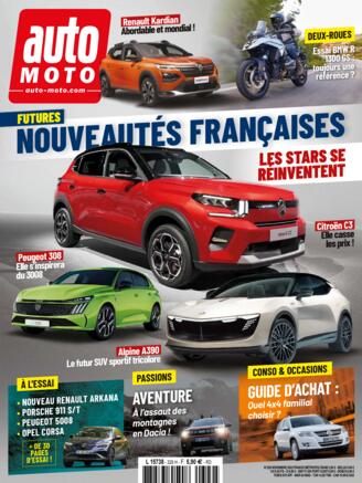 Couverture du magazine "Auto Moto Magazine" n°329