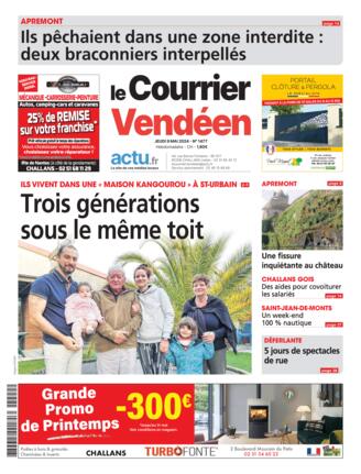 Couverture du magazine "Le Courrier Vendéen" n°20240509