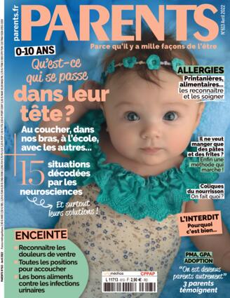 Couverture du magazine "Parents" n°613