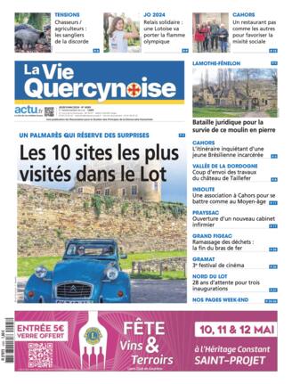 Couverture du magazine "La Vie Quercynoise" n°20240509