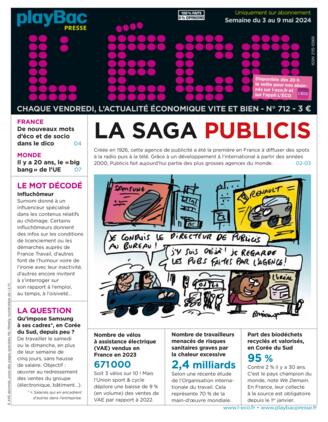 Couverture du magazine "L'ÉCO" n°712