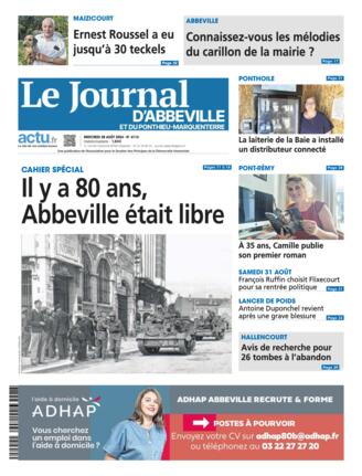 Couverture du magazine "Le Journal d'Abbeville" n°20240828