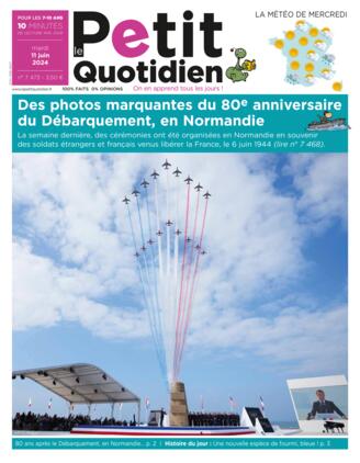 Couverture du magazine "Le Petit Quotidien" n°7473