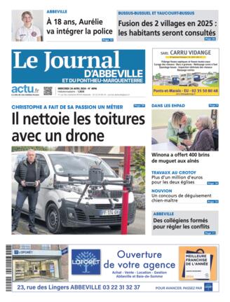 Couverture du magazine "Le Journal d'Abbeville" n°20240424
