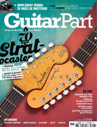 Couverture du magazine "Guitar Part" n°357