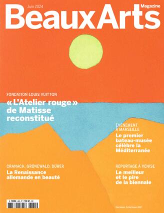 Couverture du magazine "Beaux Arts Magazine" n°480