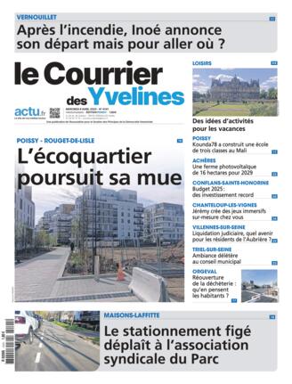 Couverture du magazine "Le Courrier des Yvelines Poissy" n°20250409