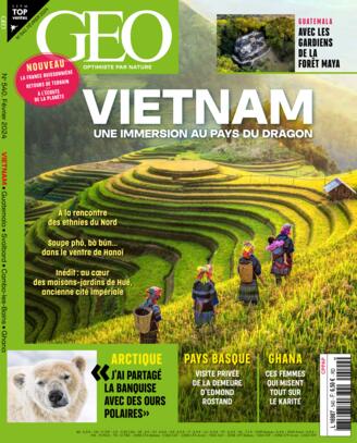 Couverture du magazine "GEO" n°540