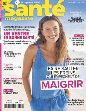 Couverture du magazine "Santé Magazine" n°582