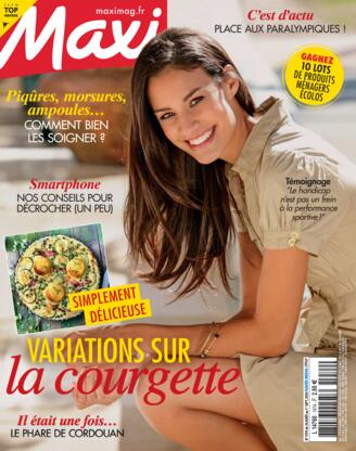 Couverture du magazine "MAXI" n°1974