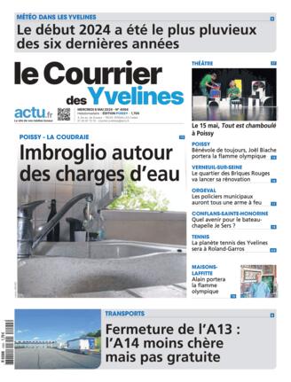 Couverture du magazine "Le Courrier des Yvelines Poissy" n°20240508