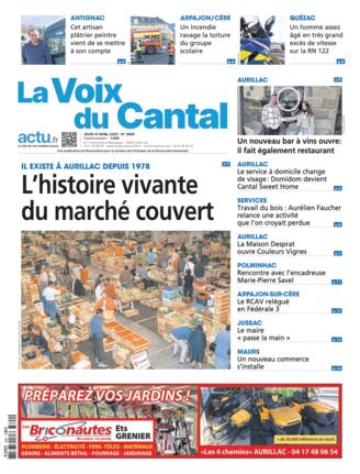 Couverture du magazine "La Voix du Cantal" n°20250410