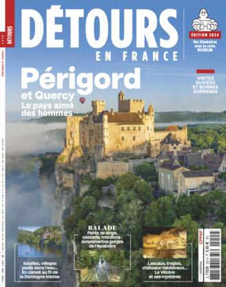 Couverture du magazine "Détours en France" n°255