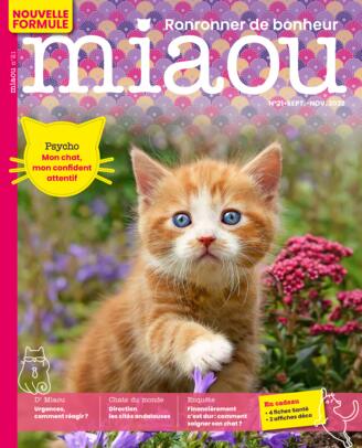 Couverture du magazine "Miaou" n°21