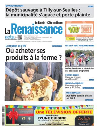 Couverture du magazine "La Renaissance Le Bessin" n°20240801