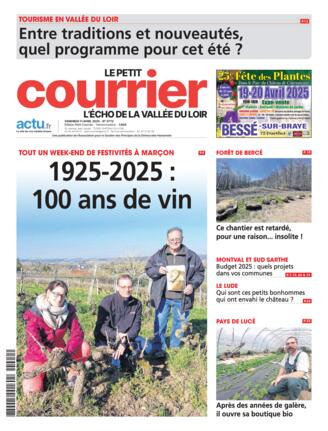 Couverture du magazine "Le Petit Courrier L'Écho de la Vallée de Loir : Édition Petit Co" n°20250411