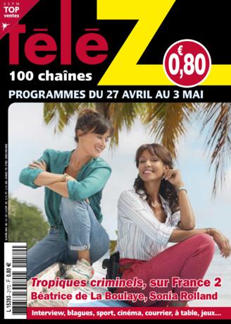 Couverture du magazine "Télé Z 100 Chaînes" n°2172