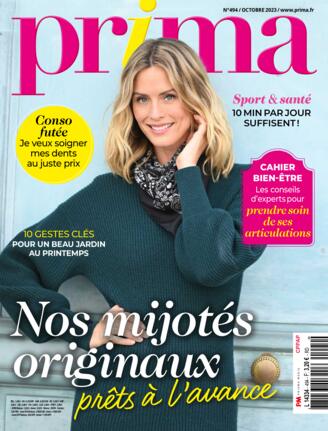 Couverture du magazine "Prima" n°494