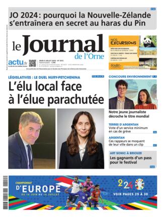 Couverture du magazine "Le journal de l'Orne" n°20240704