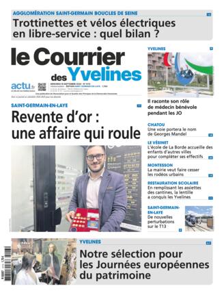 Couverture du magazine "Le Courrier des Yvelines Saint Germain" n°20240918