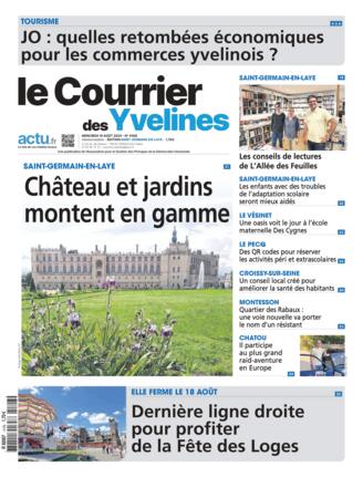 Couverture du magazine "Le Courrier des Yvelines Saint Germain" n°20240814