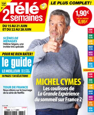 Couverture du magazine "Télé 2 Semaines" n°534