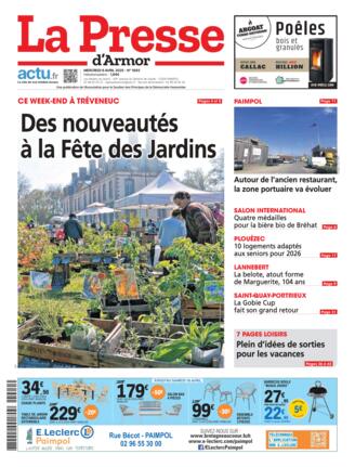 Couverture du magazine "La Presse d'Armor" n°20250409