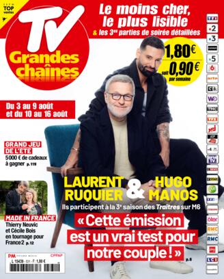 Couverture du magazine "Tv Grandes Chaines" n°531