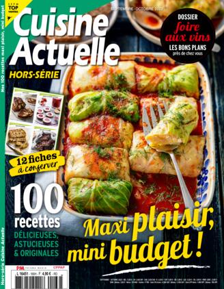 Couverture du magazine "Cuisine Actuelle Hors-Série" n°166