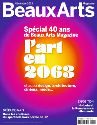 Couverture du magazine "Beaux Arts Magazine" n°474