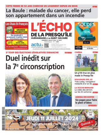 Couverture du magazine "L'Echo de la Presquîle : PRESQU’ÎLE GUERANDAISE" n°20240705