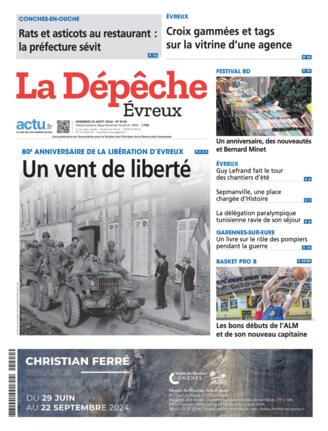 Couverture du magazine "La Dépêche : Évreux" n°20240823