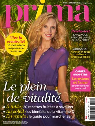 Couverture du magazine "Prima" n°492