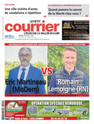 Couverture du magazine "Le Petit Courrier L'Écho de la Vallée de Loir : Édition l'Écho" n°20240705